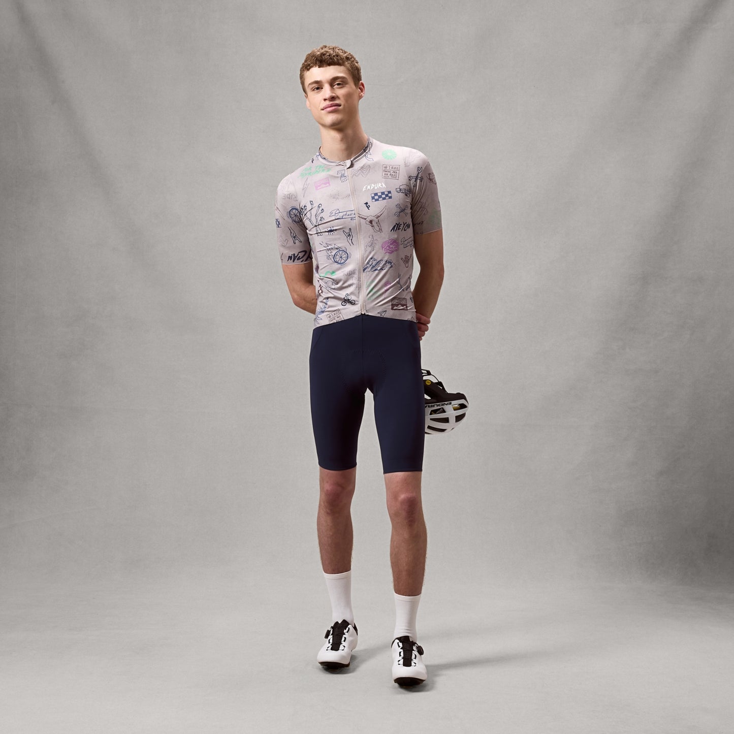 ENDURA PRO SL PRINT Short Sleeve Titanium Jersey