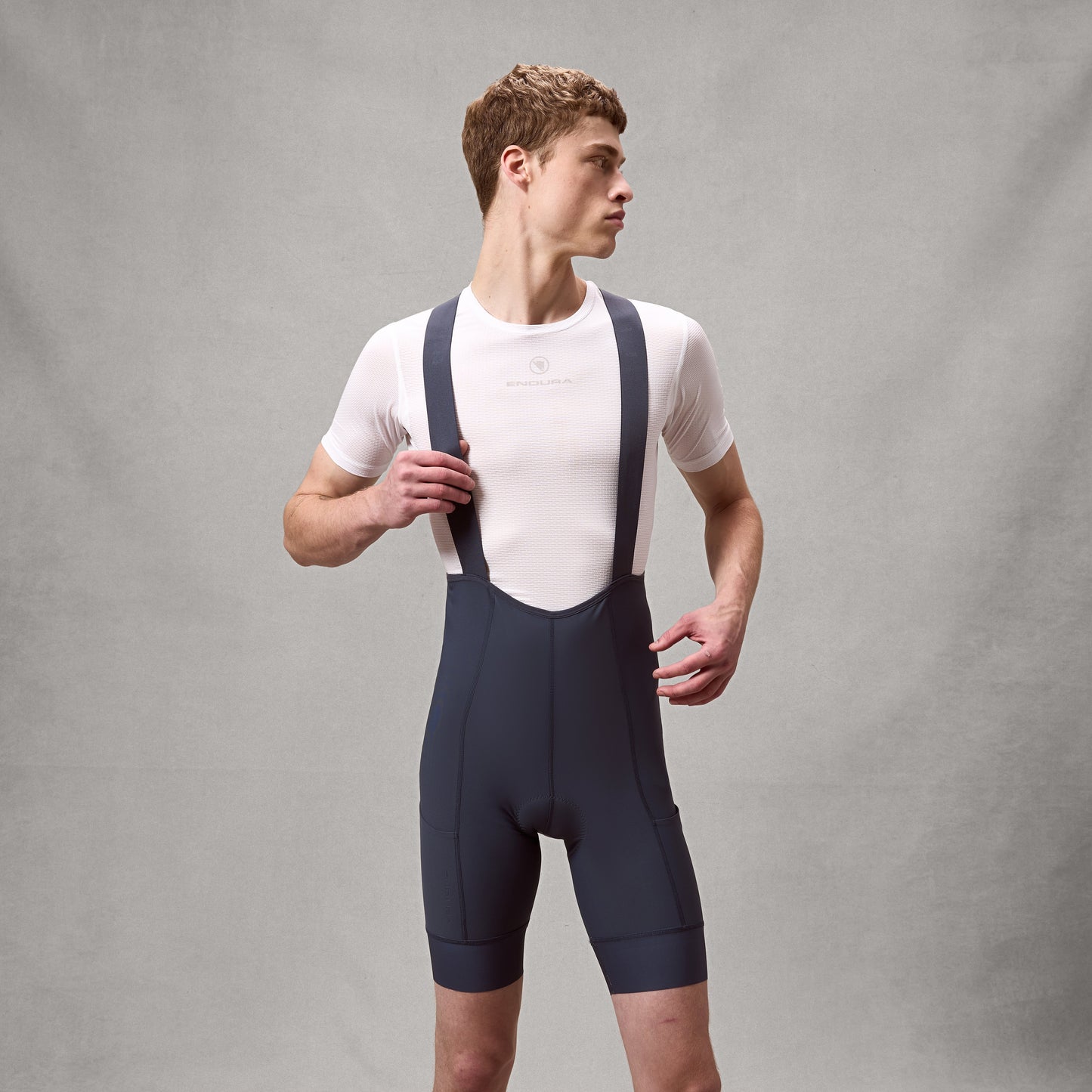 ENDURA LOOP Carbon Bib Short Grey