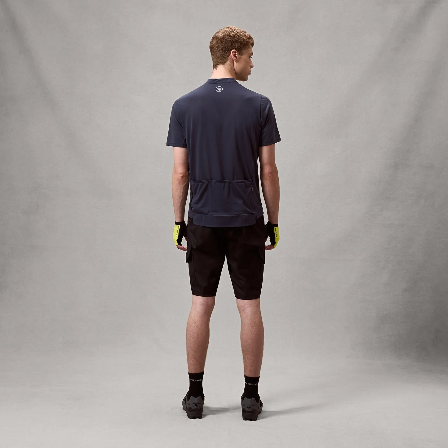 ENDURA LOOP ZIPPED Carbon Jersey s krátkým rukávem Grey
