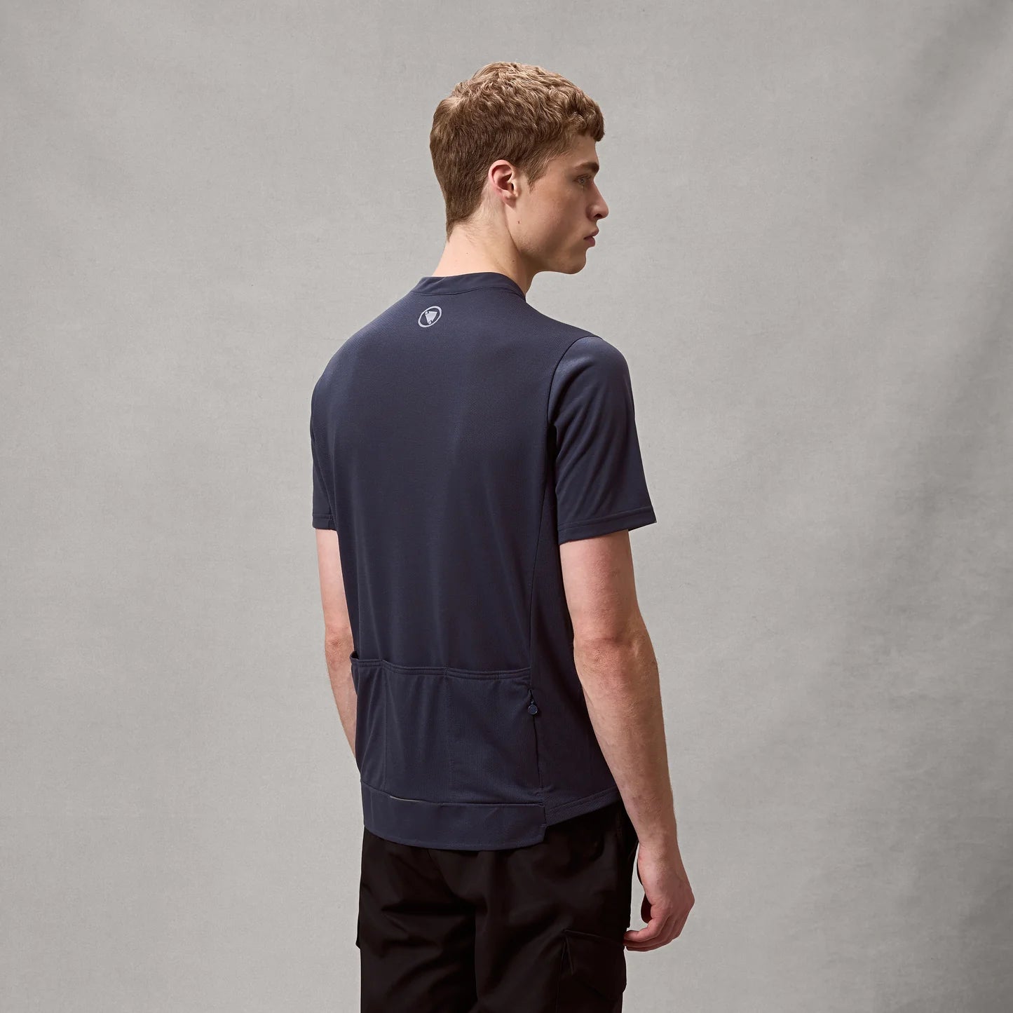 ENDURA LOOP ZIPPED Carbon Jersey s krátkým rukávem Grey
