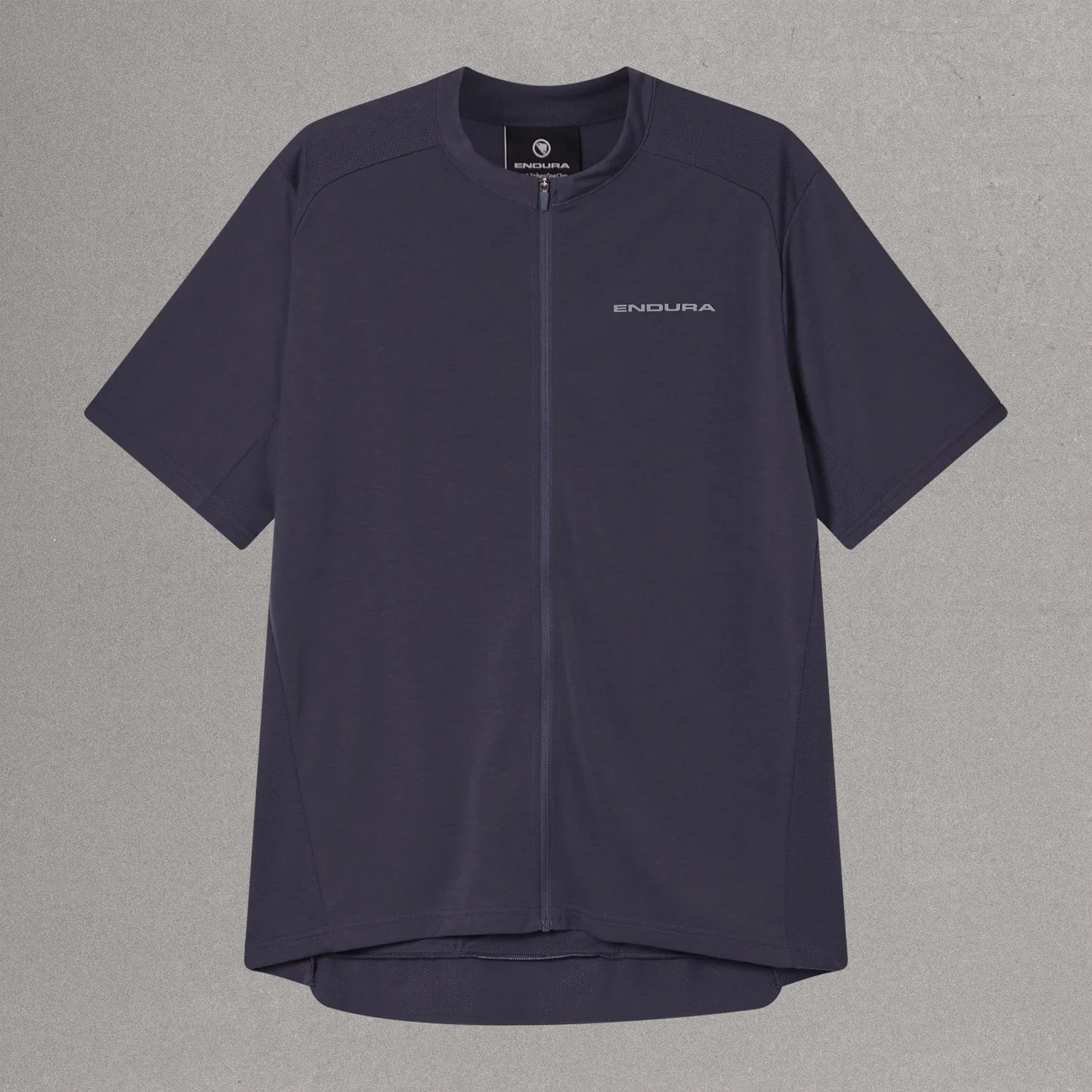 ENDURA LOOP ZIPPED Carbon Jersey s krátkým rukávem Grey