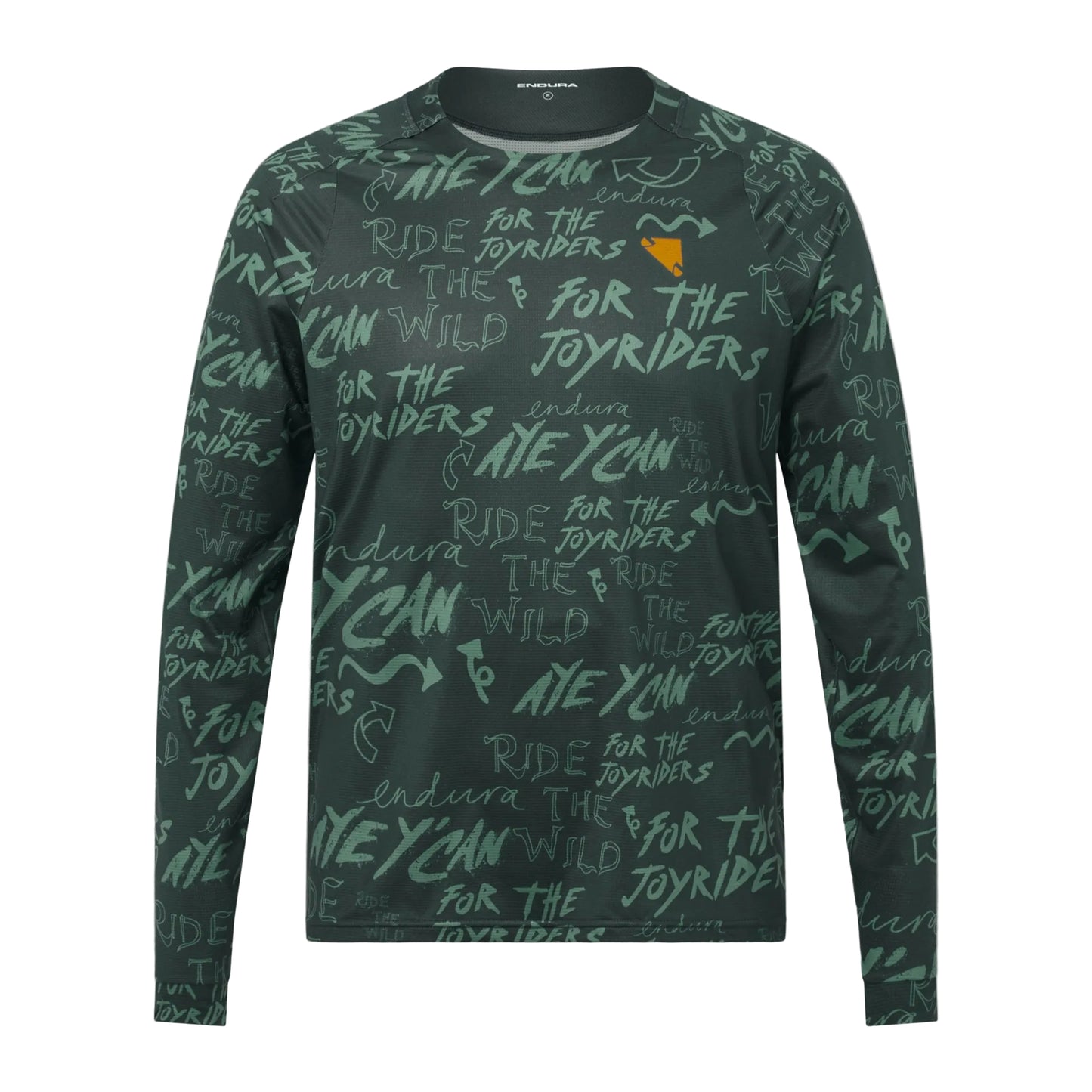 ENDURA SINGLETRACK PRINT Long Sleeve Carbon Grey Headband