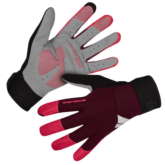 ENDURA WINDCHILL Dámské rukavice Bordeaux