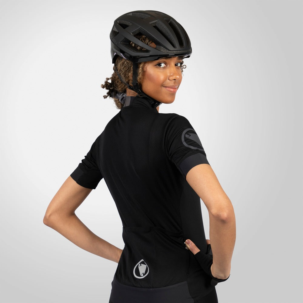ENDURA FS260 Ladies Short Sleeve Jersey Black 2025