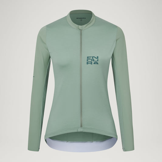 ENDURA ALLTRACK RIDE Dámský dres s dlouhým rukávem Sage Green