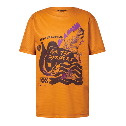 ENDURA SINGLETRACK CORE ENO Juniorský dres s krátkým rukávem Orange