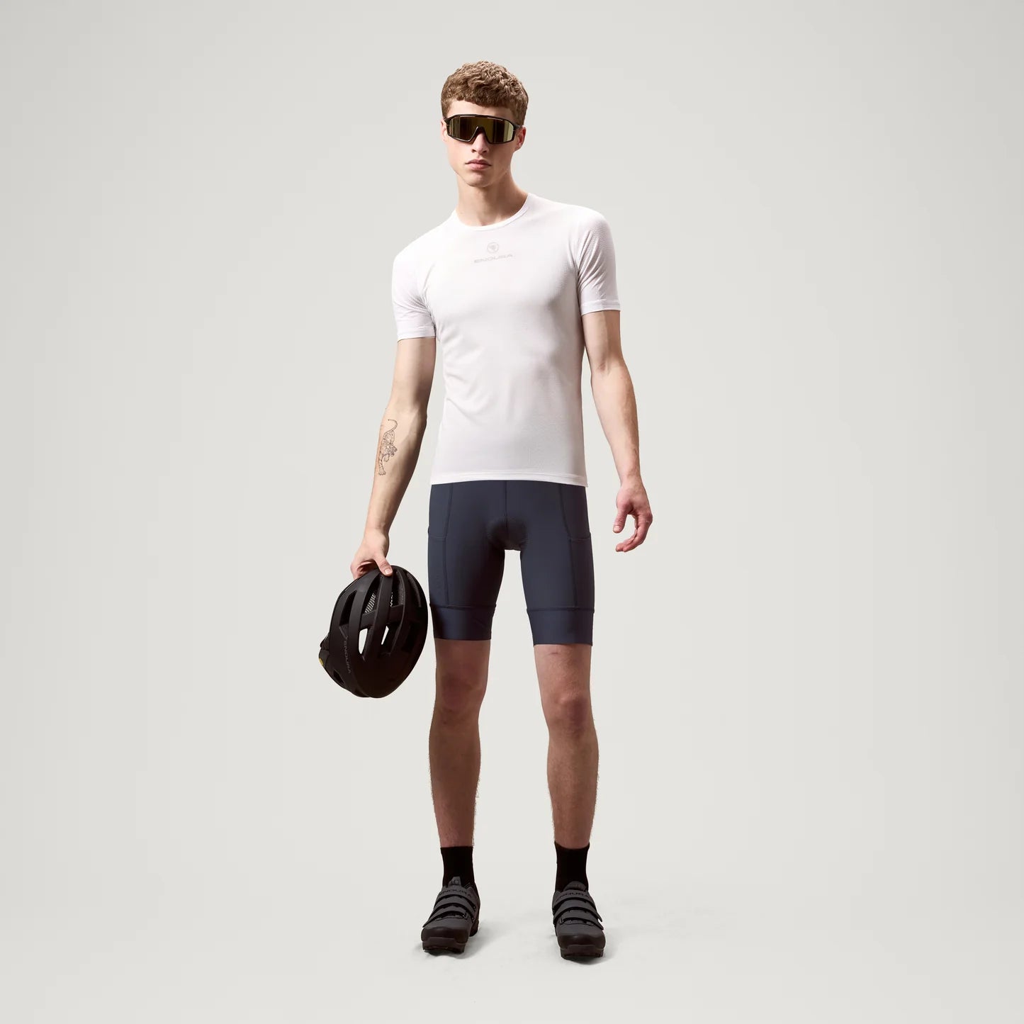 ENDURA LOOP WAIST Karbonové šortky Grey