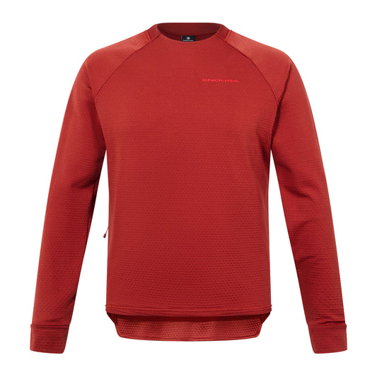 ENDURA SINGLETRACK FLEECE Dres s dlouhým rukávem Brick