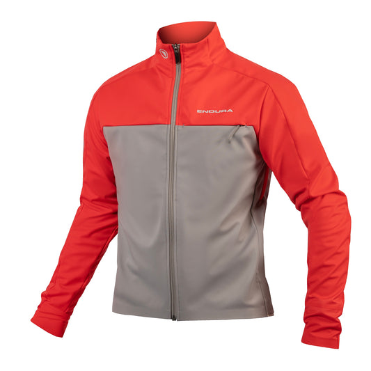 ENDURA WINDCHILL II Jacket Grey/Red