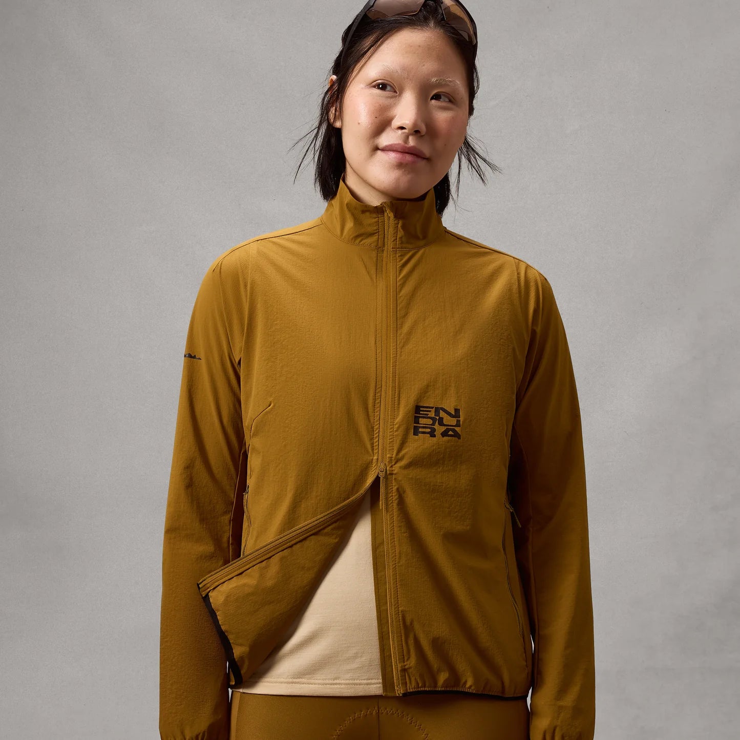 Dámská bunda ENDURA ALLTRACK RIDE PACKABLE Bronze
