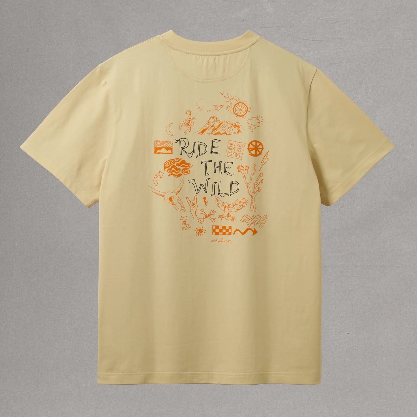 ENDURA RIDE THE WILD GRAPHIC Písečné tričko