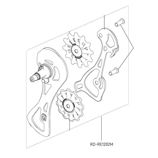 CAMPAGNOLO CHORUS 12V Complete Rear Derailleur Cage