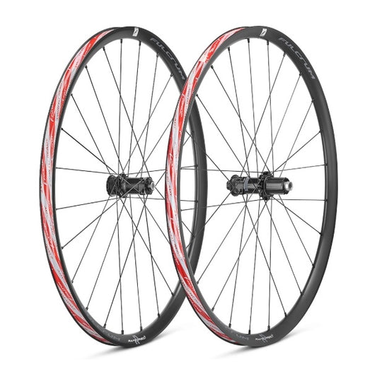 Pair of FULCRUM RAPID RED AL 700c Tubless Ready Wheels (Center Lock)