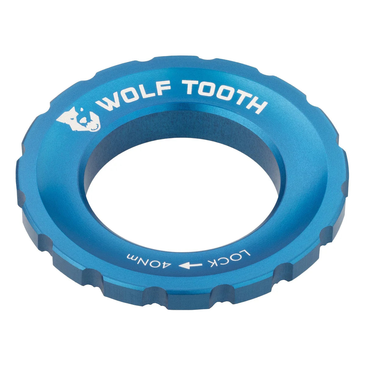 Vnější matice Centerlock WOLF TOOTH, modrá