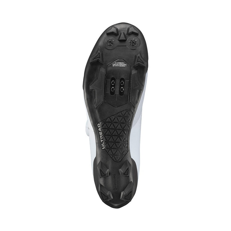SHIMANO XC503 White MTB Shoes - limitovaná edice