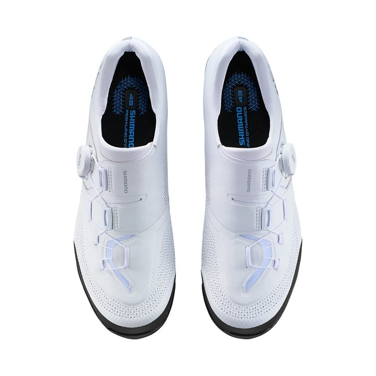 SHIMANO XC503 White MTB Shoes - limitovaná edice