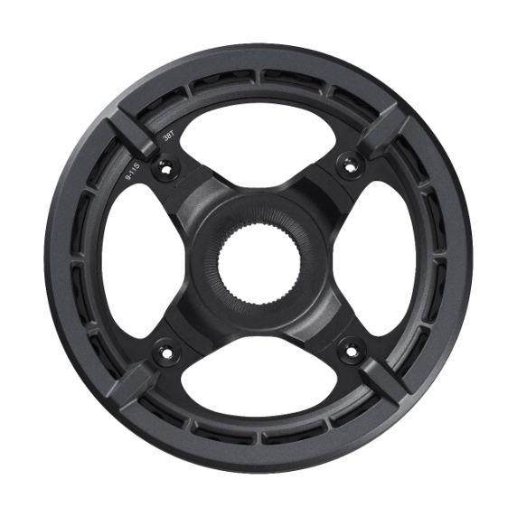 SHIMANO SM-CRE70 9/10/11 Speed 38T Black Mono Chainring (dvojitý vodicí řetěz)