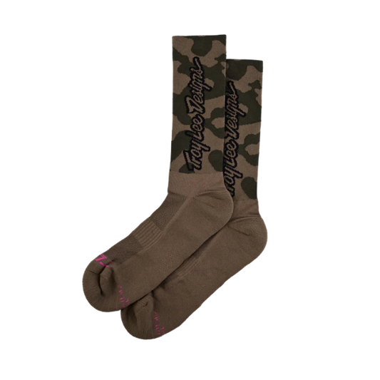 TROY LEE DESIGNS PERFORMANCE SCRUBLAND Camouflage Khaki Socks
