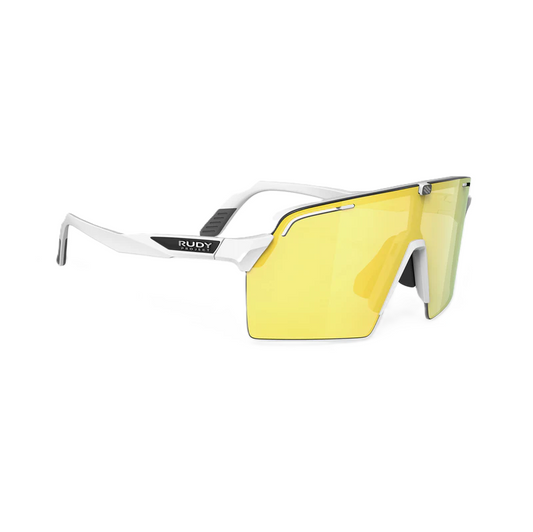 RUDY PROJECT SPINSHIELD PRO Brýle White RP Optics Multilaser Yellow Lenses