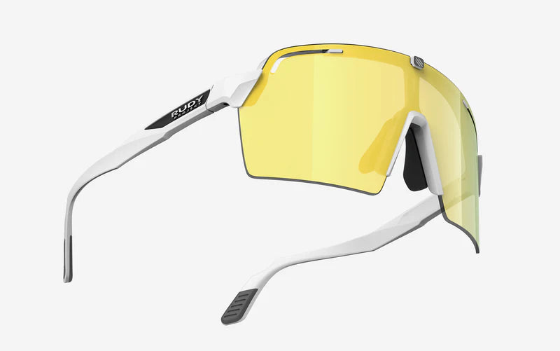 RUDY PROJECT SPINSHIELD PRO Brýle White RP Optics Multilaser Yellow Lenses