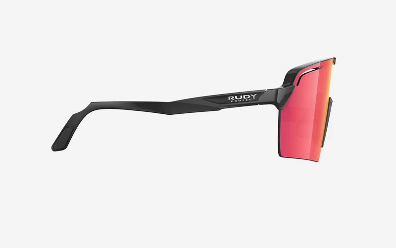 Glasses RUDY PROJECT SPINSHIELD PRO Black Lenses RP Optics Multilaser Red