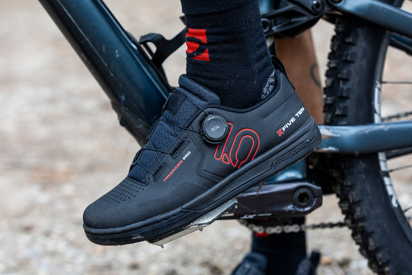 ADIDAS Five Ten Freerider PRO BOA MTB boty Black/Red 2025