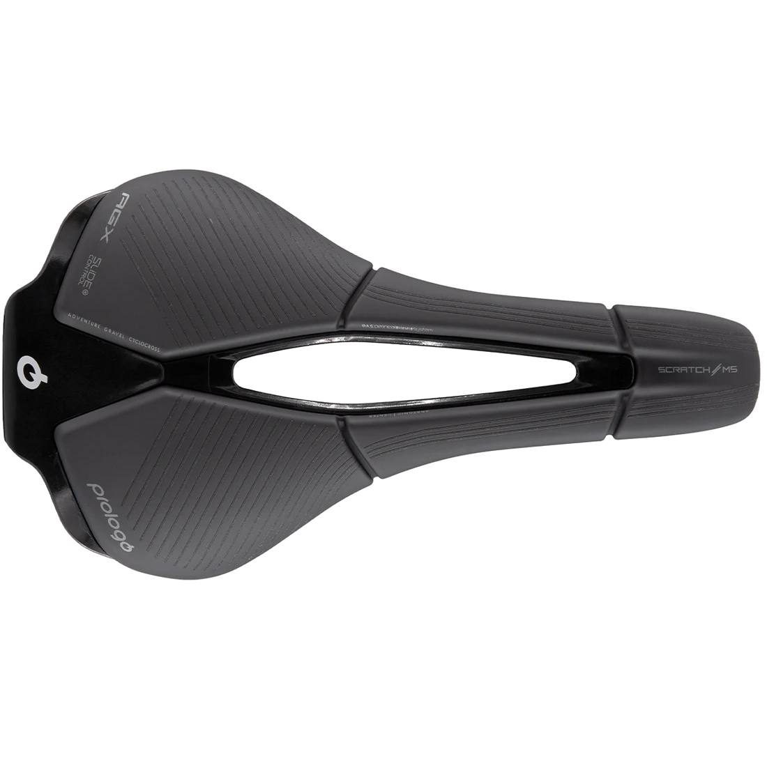 PROLOGO SCRATCH M5 PAS AGX Sedlo W/ SLIDE CONTROL Tirox Rails Black