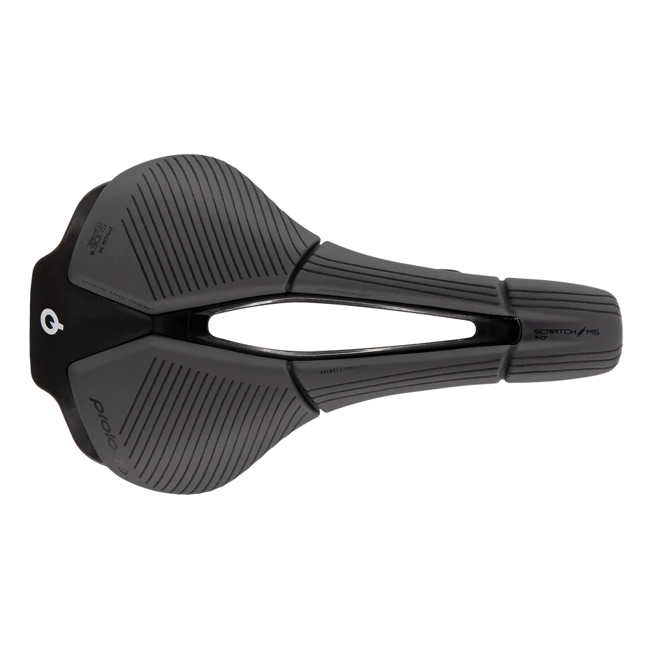 Saddle PROLOGO SCRATCH M5 PAS AGX 147mm Rails Nack Black