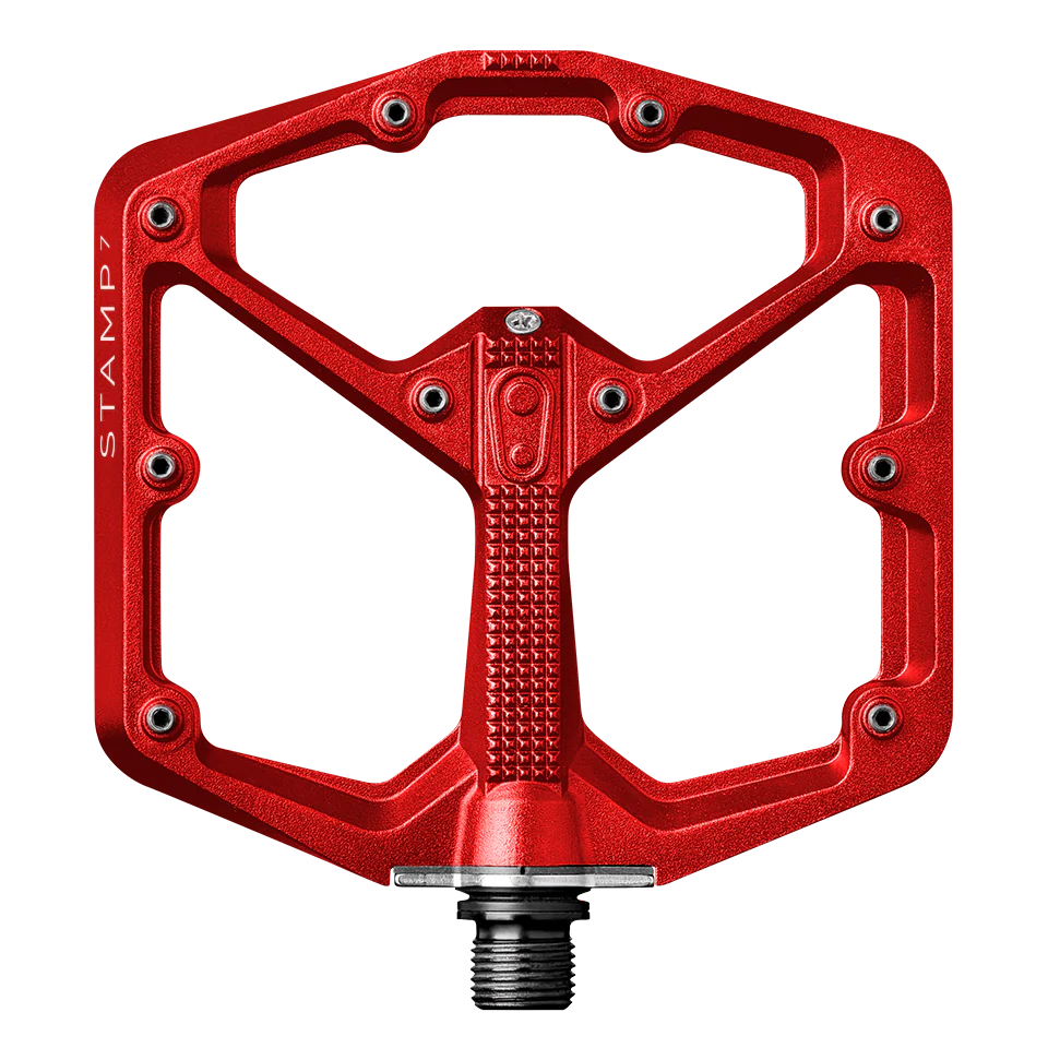Ploché pedály CRANKBROTHERS STAMP 7 Large Red