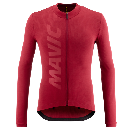 MAVIC AKSIUM THERMO Long Sleeve Jersey Bordeaux