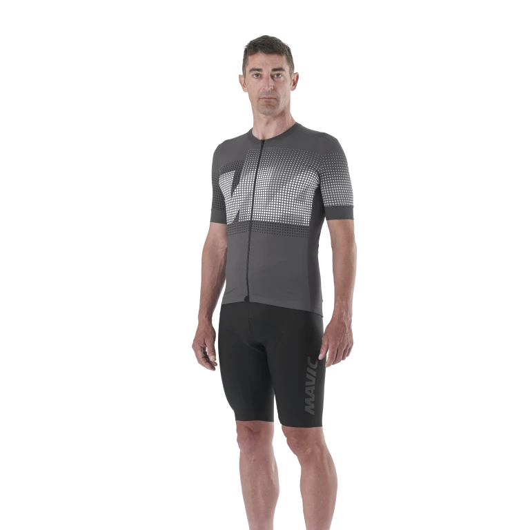 MAVIC AKSIUM GRAPHIC Short Sleeve Jersey Grey
