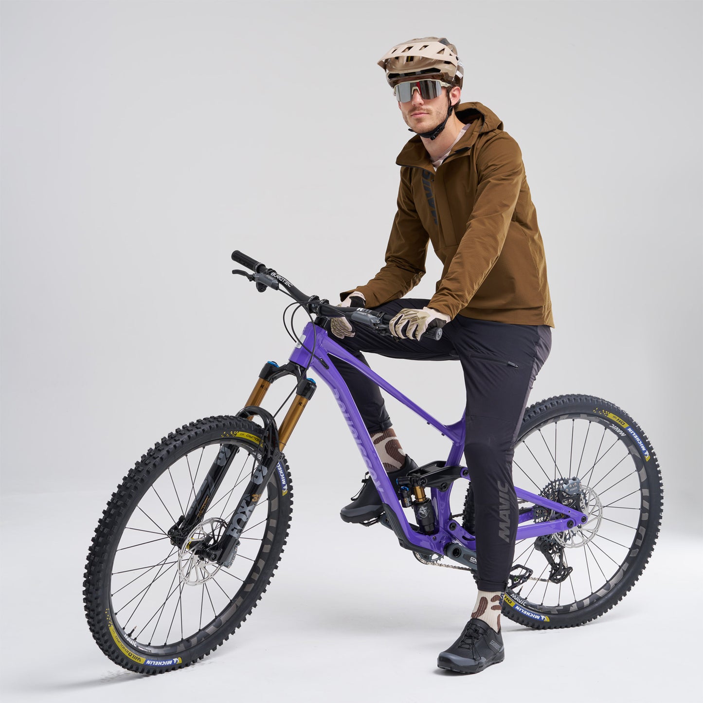 MAVIC DEEMAX THERMO WIND HOODIE Bunda hnědá