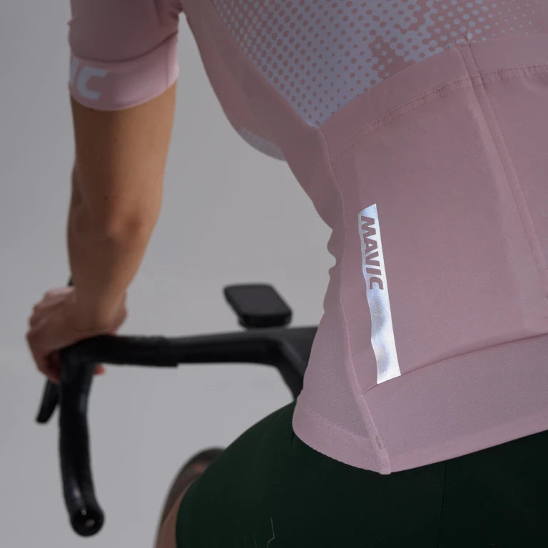 MAVIC AKSIUM GRAPHIC Dámský dres s krátkým rukávem Pink