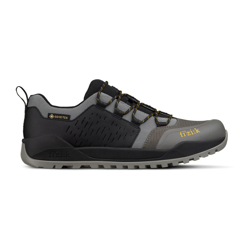FIZIK TERRA ERGOLACE GTX FLAT Mountain Bike Shoes, Gray/Black
