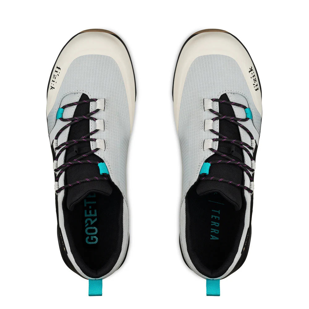 Horské cyklistické boty FIZIK TERRA ERGOLACE GTX FLAT modré/černé