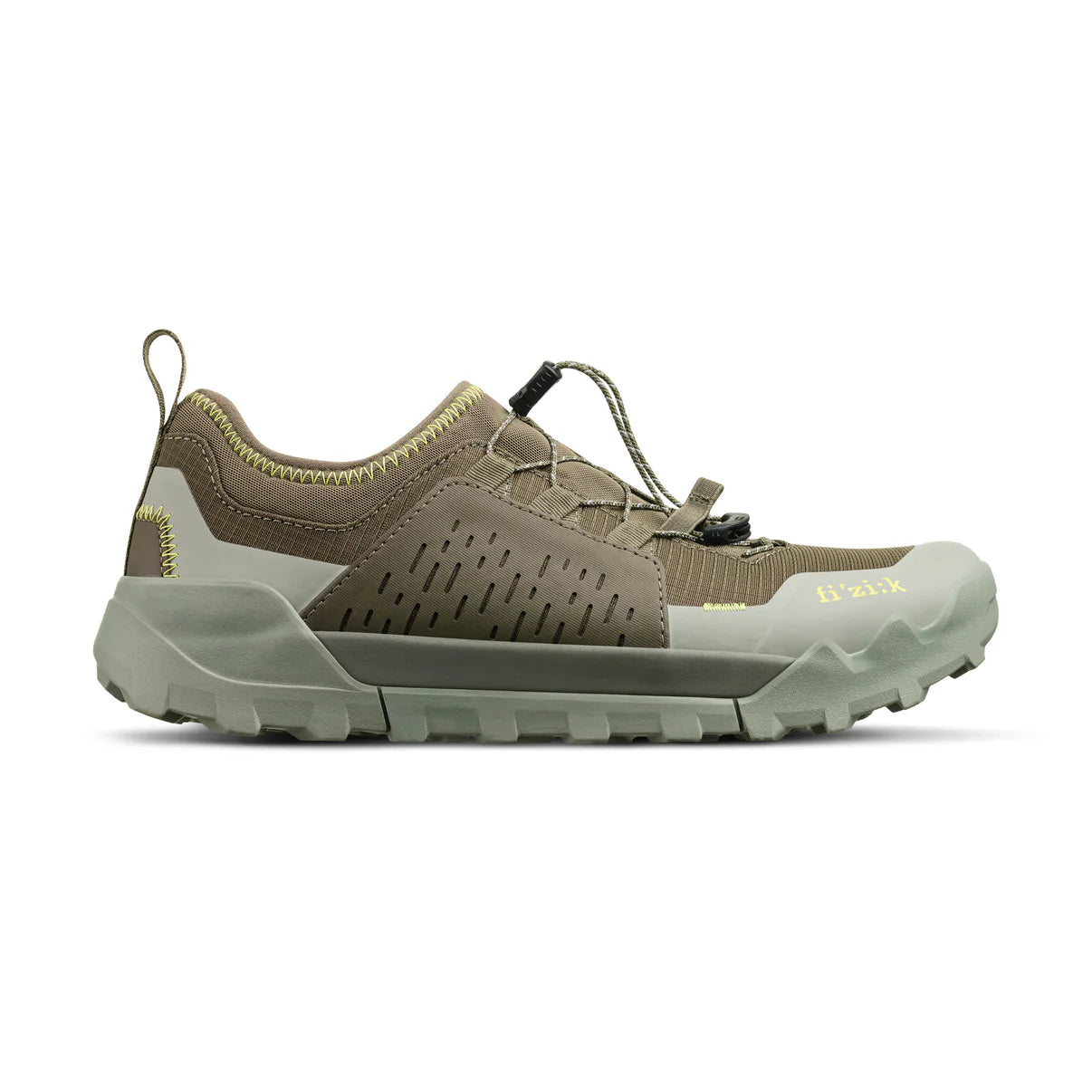 FIZIK TERRA ERGOLACE 2 FLAT Mountain Bike Shoes, Brown/Green
