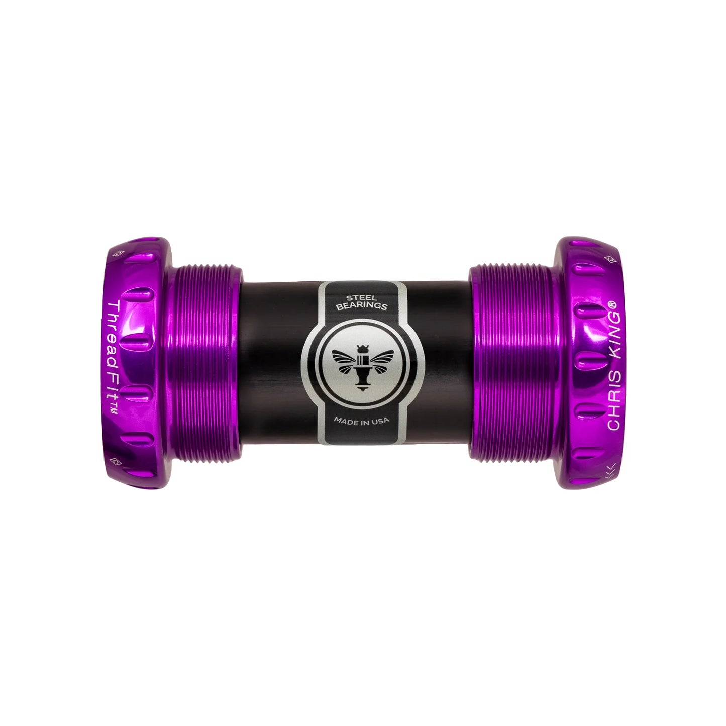 CHRIS KING ThreadFit 24 68/73mm Purple crankset