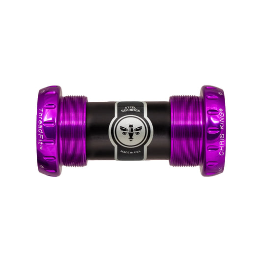 CHRIS KING ThreadFit 24 68/73mm Purple crankset