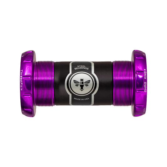 CHRIS KING ThreadFit 30 68/73mm Purple crankset
