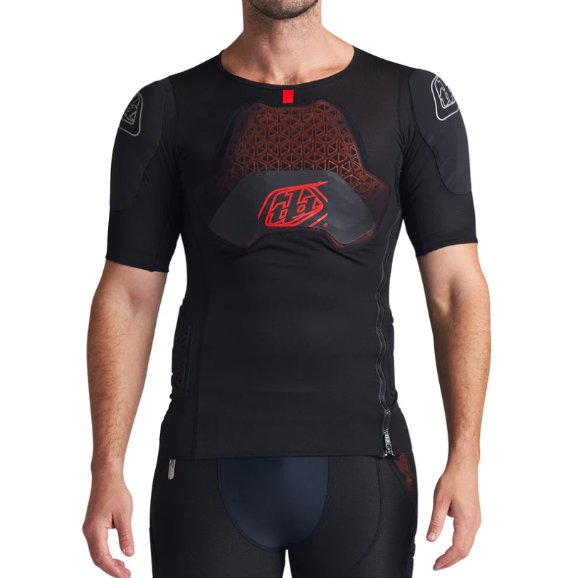 TROY LEE DESIGNS STAGE GHOST D3O Protection T-Shirt Short Sleeve Black