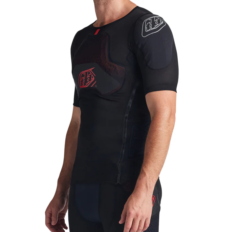 TROY LEE DESIGNS STAGE GHOST D3O Protection T-Shirt Short Sleeve Black