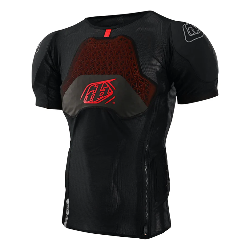 TROY LEE DESIGNS STAGE GHOST D3O Protection T-Shirt Short Sleeve Black