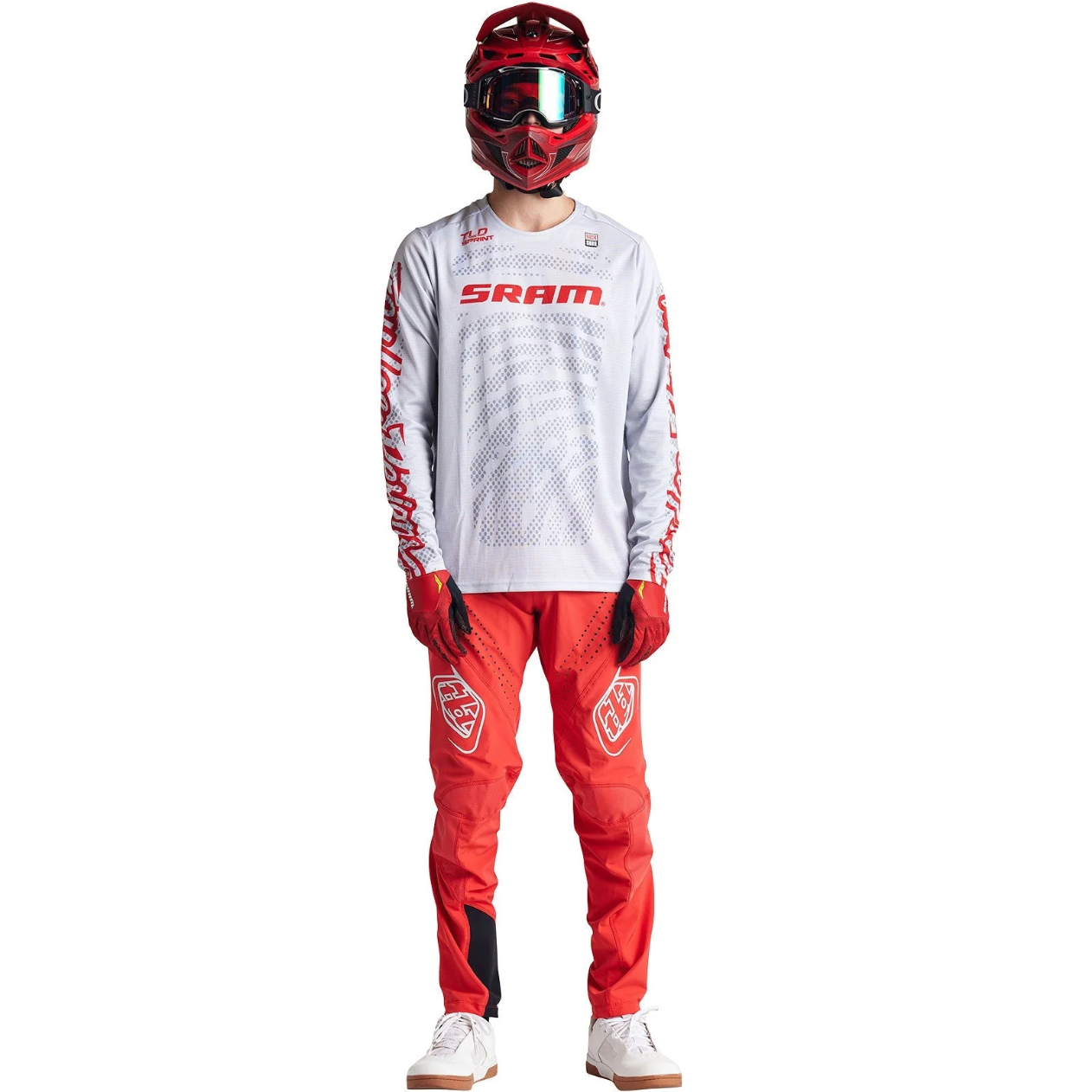 TROY LEE DESIGN SPRINT SRAM Dres s dlouhým rukávem bílý