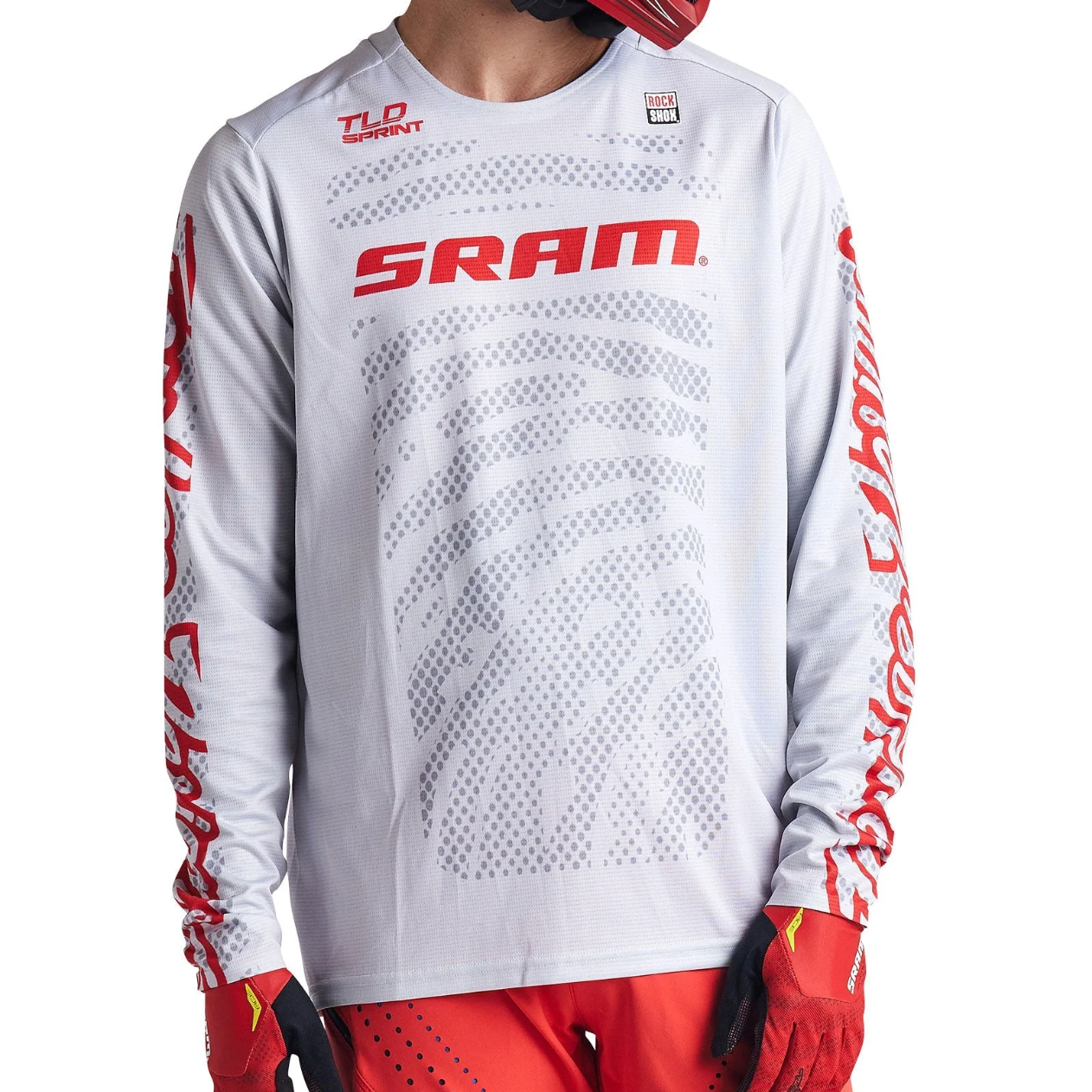 TROY LEE DESIGN SPRINT SRAM Dres s dlouhým rukávem bílý
