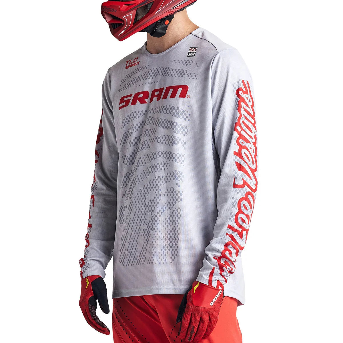 TROY LEE DESIGN SPRINT SRAM Dres s dlouhým rukávem bílý