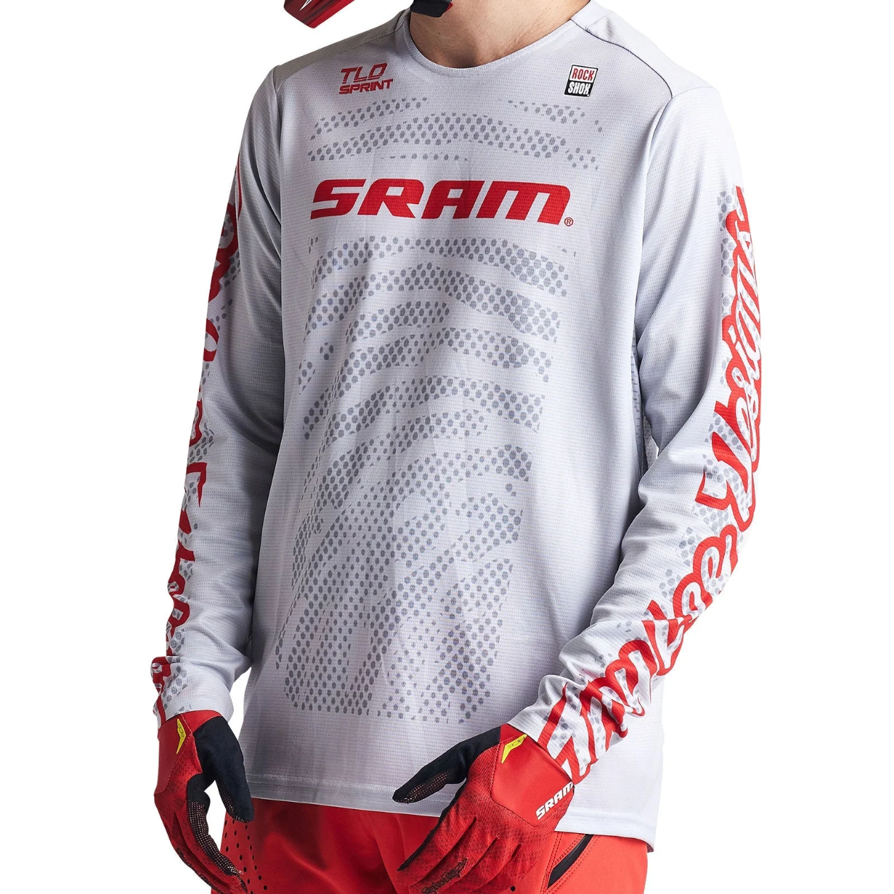 TROY LEE DESIGN SPRINT SRAM Dres s dlouhým rukávem bílý