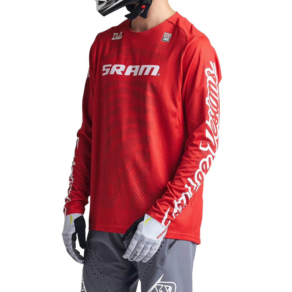TROY LEE DESIGN SPRINT SRAM Dres s dlouhým rukávem červený