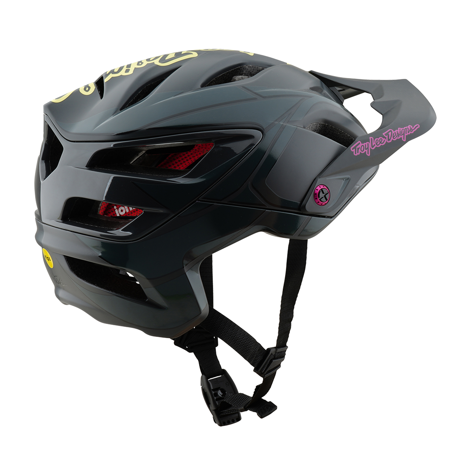 MTB přilba TROY LEE DESIGN A3 GHOSTWING MIPS šedá/černá
