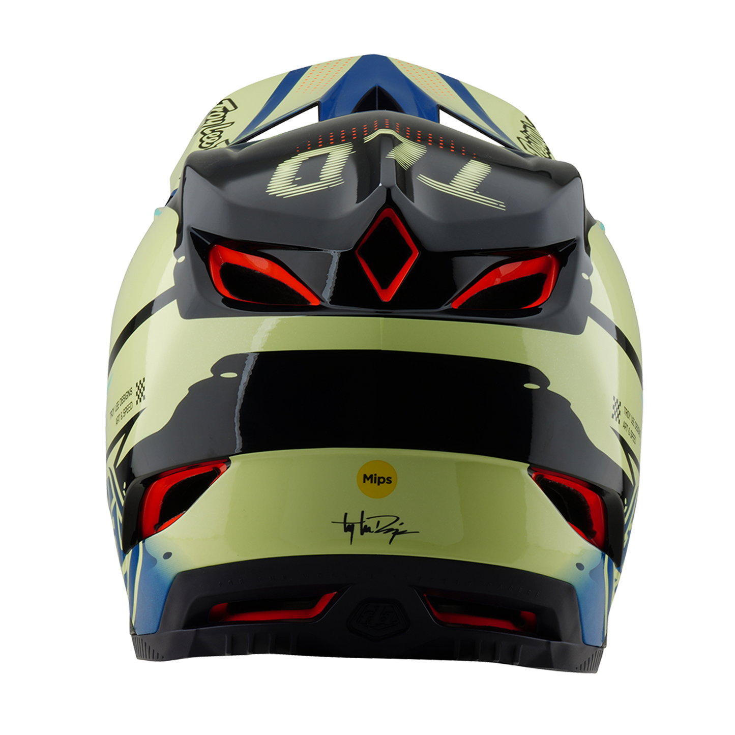 MTB přilba TROY LEE DESIGN D4 COMPOSITE MIPS Drip Yellow