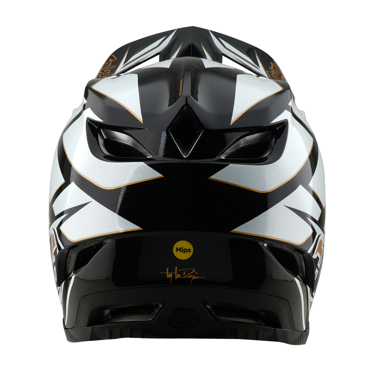 TROY LEE DESIGN D4 COMPOSITE MIPS GHOSTWING MTB přilba bílá